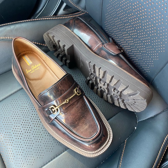 Sam Edelman Laurs Loafer in Chestnut LIKE NEW - Picture 3 of 6